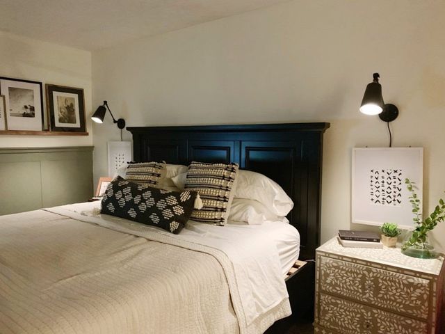 Sconces deals over nightstands